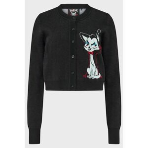 Killstar Vampurr do not touch me cardigan black cropped